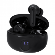 Bezprzewodowe słuchawki douszne ANC i ENC - czarny