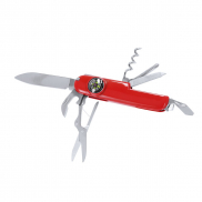 Narzędzie wielofunkcyjne, scyzoryk, 10 funkcji - czerwony