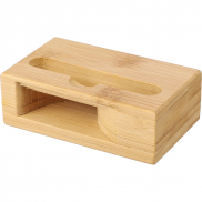 Stojak na telefon - brązowy