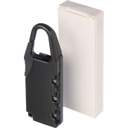 Kłódka podróżna - czarny