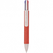 Długopis, wielokolorowy wkład - czerwony