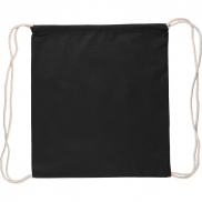 Worek ze sznurkiem - czarny