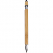 Bambusowy długopis, touch pen - czarny