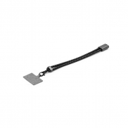 Kabel do ładowania i synchronizacji BrandCharger Lany Wristband Charge - grafitowy