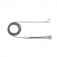 Kabel do ładowania i synchronizacji BrandCharger Trident 2+ - grafitowy