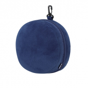 Zagłówek podróżny, maska na oczy - granatowy