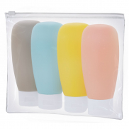 Zestaw podróżny, kosmetyczka, 4 pojemniki