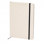 Notatnik ok. A5 ze zrecyklingowanych kartoników po mleku - czarny