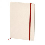 Notatnik ok. A5 ze zrecyklingowanych kartoników po mleku - czerwony
