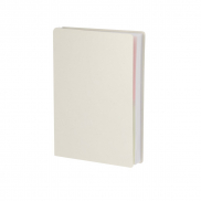 Zestaw do notatek ze zrecyklingowanych kartoników po mleku, notatnik, karteczki samoprzylepne, długopis - biały