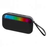 Głośnik bezprzewodowy 5W z RABS, lampka LED - czarny