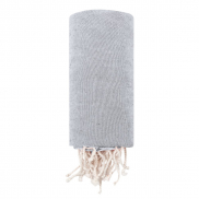 Ręcznik z bawełny z recyklingu - szary