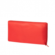 Składana torba termoizolacyjna RPET, torba na zakupy - czerwony