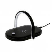 Lampka na biurko, ładowarka bezprzewodowa 15W - czarny