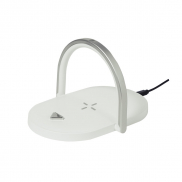 Lampka na biurko, ładowarka bezprzewodowa 15W - biały