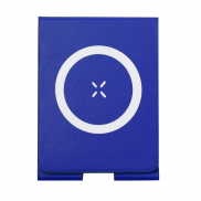 Magnetyczna ładowarka bezprzewodowa 15W, składana, stojak na telefon - granatowy