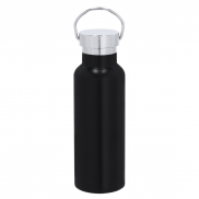 Butelka termiczna 500 ml ze stali nierdzewnej z recyklingu - czarny
