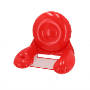 Dmuchany fotel plażowy - czerwony