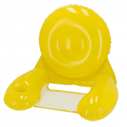 Dmuchany fotel plażowy - żółty