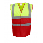 Kamizelka Hi-Vis Two-Tone - fluo yellow/red