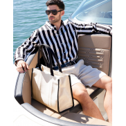 Duża torba Puerto - natural/black