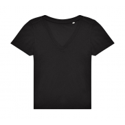 #E150 V Damski T-Shirt - black