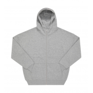 Bluza z kapturem na zamek Influence - sport grey