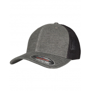Czapka z daszkiem Retro Trucker Melange - heather grey/white