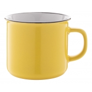 Kubek vintage - żółty