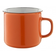 Kubek vintage - pomarańcz