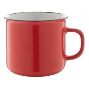 Kubek vintage - czerwony