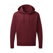 Męska bluza z kapturem - burgundy