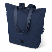 Plecak, torba na ramię - niebieski