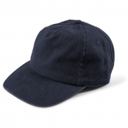 Czapka z daszkiem z bawełny 240 gsm - niebieski