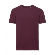 Męski T-shirt Pure Organic - burgundy