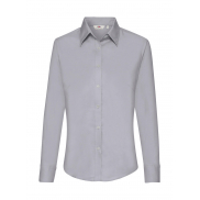 Bluzka Oxford z długimi rękawami - oxford grey
