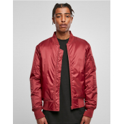 Kurtka bomberka - burgundy