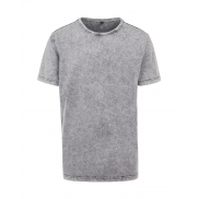 Koszulka Acid Washed Tee - dark grey white