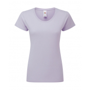 Ladies' Iconic 195 Ringspun Premium T - soft lavender