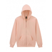 Bluza na zamek z kapturem Softstyle Midweight - dusty rose