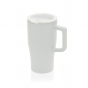 Ceramiczny kubek podrożny 490 ml - white