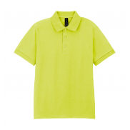 Męskie gładkie polo DryBlend Jersey - safety green