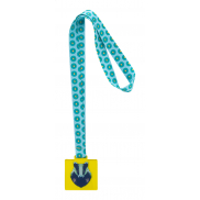 Personalizowany medal - transparentny żółty