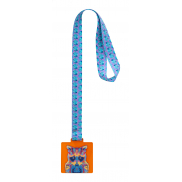 Personalizowany medal - transparentny pomarańczowy