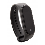 Bransoletka z termometrem - czarny