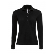 Polo damskie Safran Pure LSL/women - black