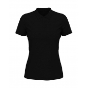 Damska koszulka polo Lux - black opal