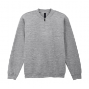 Softstyle Midweight Adult Fleece 1/4 Zip Sweat - sport grey