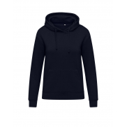 Damska bluza z kapturem Originals Hooded - dark black