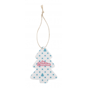 Niestandardowa ozdoba choinkowa z papieru z nasionami, choinka - naturalny